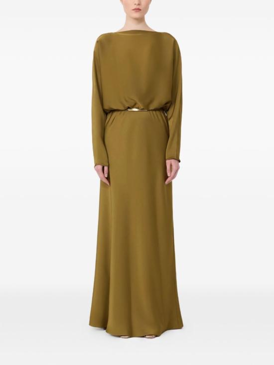 26SS 막스마라 미디 원피스 2616221043600 002 Green - MAX MARA