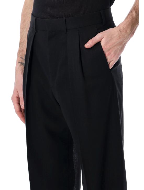 26SS 톰포드 라이트 프레스코 더블 플리츠 팬츠 PLMD01W0132 NAA BLACK - TOMFORD