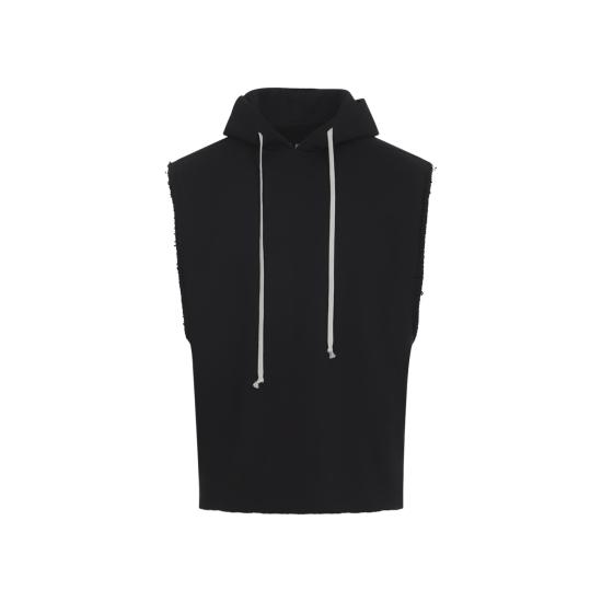 26SS 릭 오웬스 후드 티셔츠 RU01F2153JNT 09 BLACK
