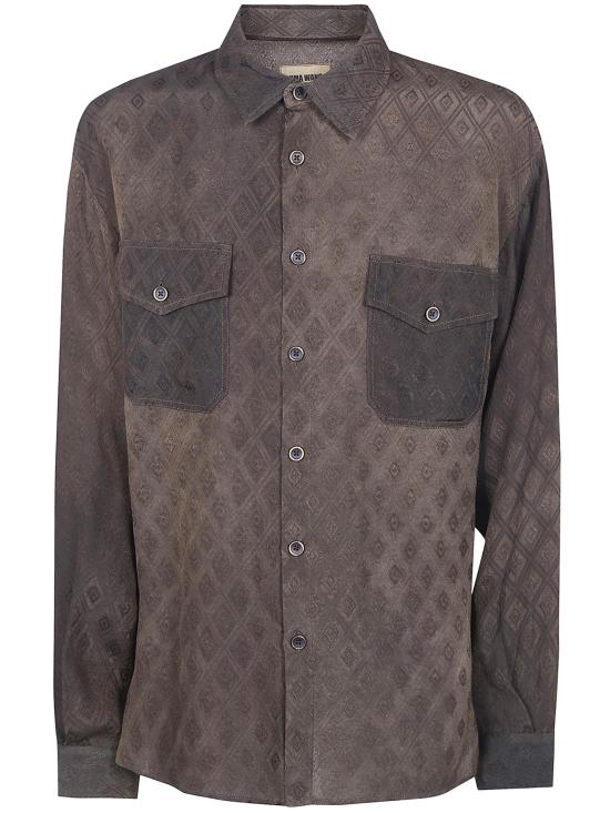 26SS 우마 왕 긴팔 셔츠 UM1516 UW690 BROWN