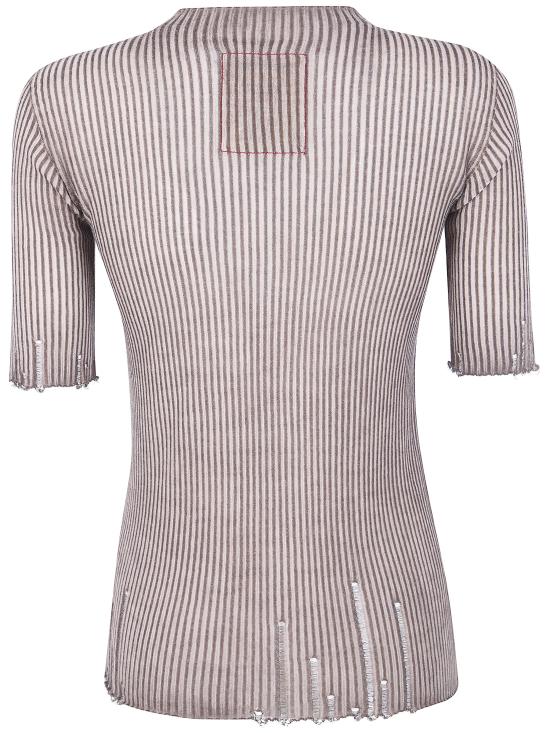 26SS 우마 왕 반팔 티셔츠 UK7113 UW600 BROWN - UMA WANG