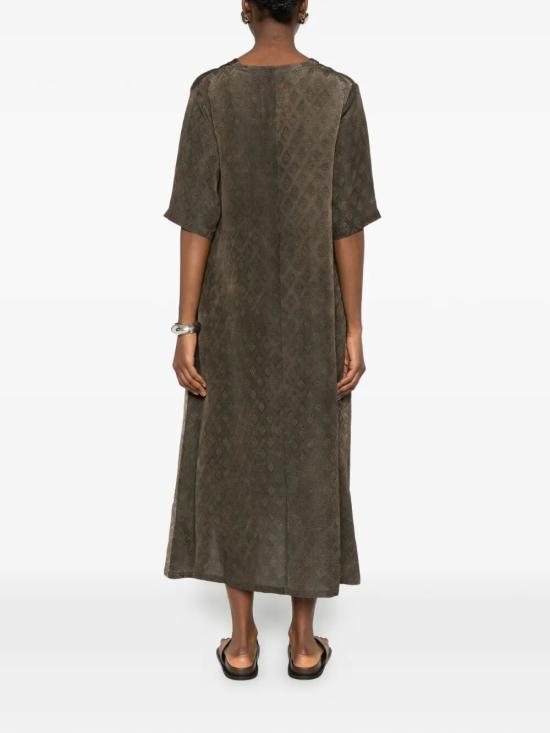 26SS 우마 왕 미디 원피스 UP5002 UW690 BROWN - UMA WANG