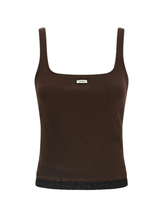 26SS 엔타이어 스튜디오 반팔 티셔츠 ESSS26TA01876 6239 BROWN