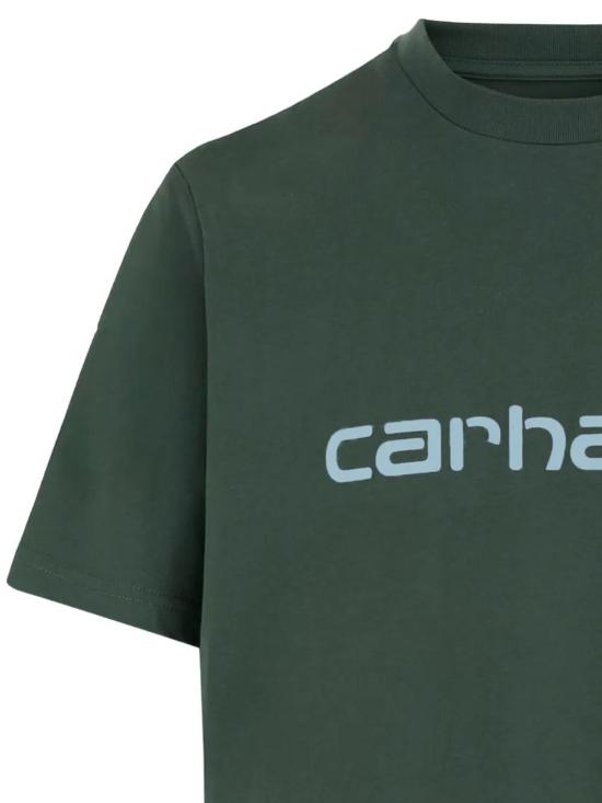 26SS 칼하트 WIP 스크립트 숏 슬리브 티셔츠 I0357003PLXX BLUE - CARHARTT WIP