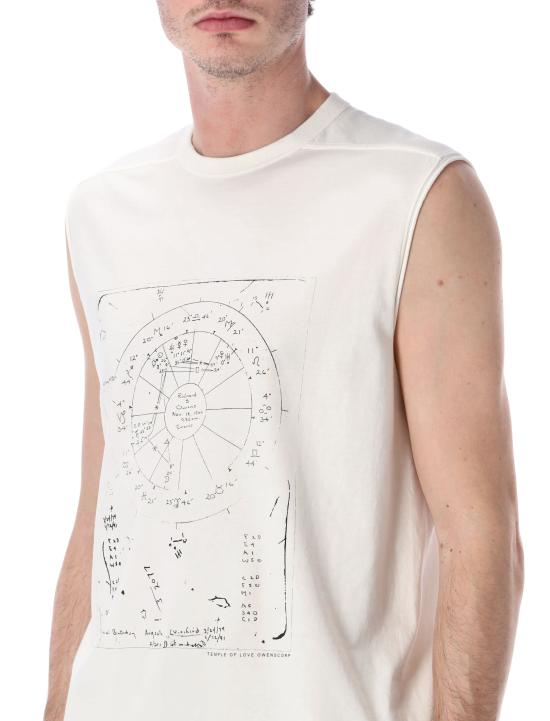 26SS 릭 오웬스 반팔 티셔츠 RR01F2132JAEP13 1109 WHITE - RICK OWENS