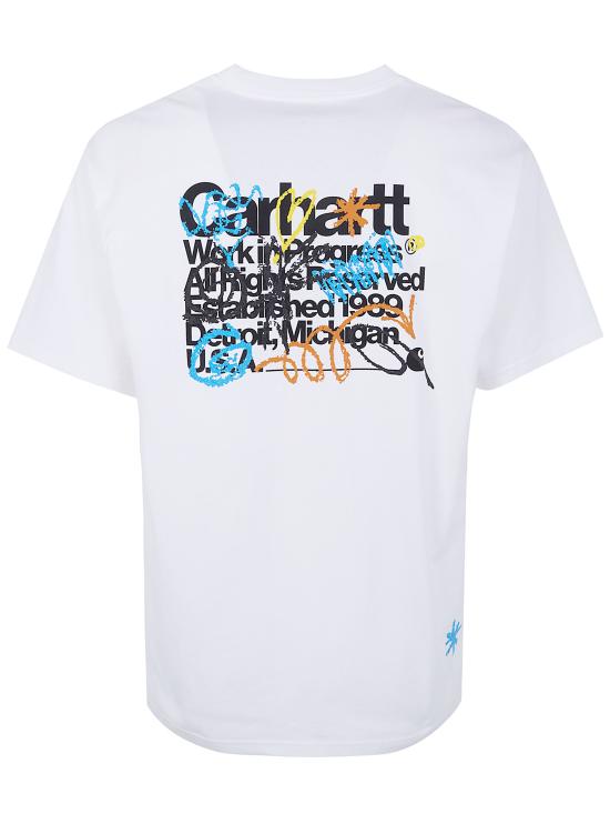 26SS 칼하트 WIP 반팔 티셔츠 I03623802XX WHITE - CARHARTT WIP