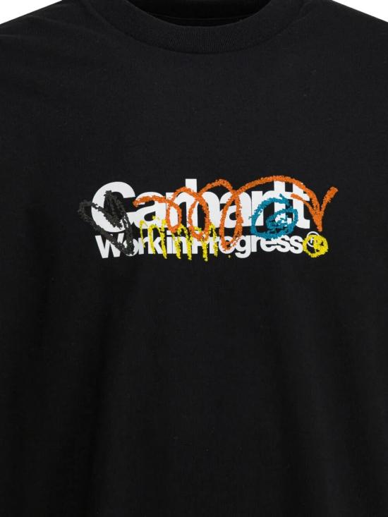 26SS 칼하트 WIP 반팔 티셔츠 I03623889XX BLACK - CARHARTT WIP
