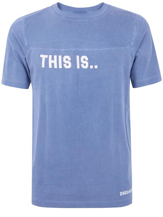 26SS 디스퀘어드2 반팔 티셔츠 S74GD1528D20108 470 BLUE