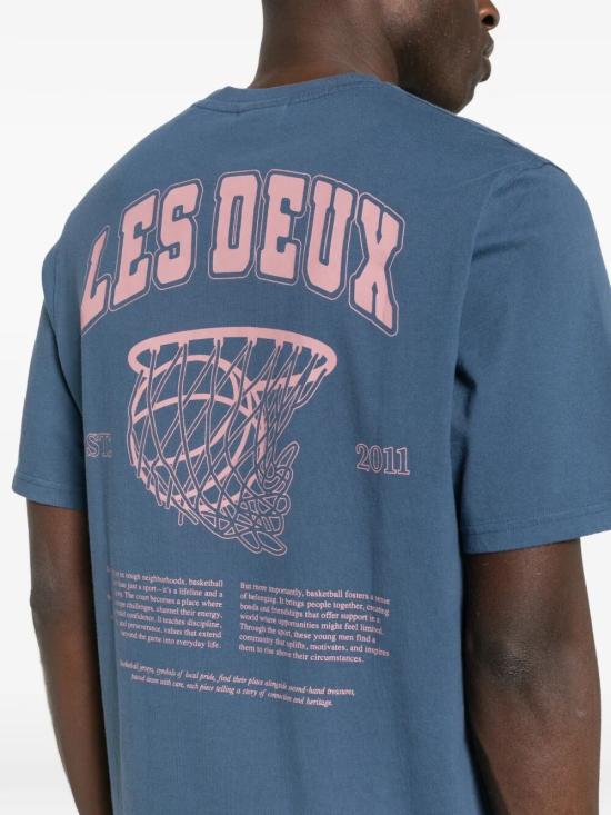 26SS 레듀 반팔 티셔츠 1001473 430 BLUE - LES DEUX