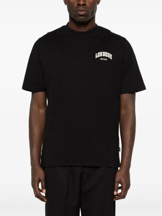 26SS 레듀 반팔 티셔츠 1001473 100 BLACK - LES DEUX