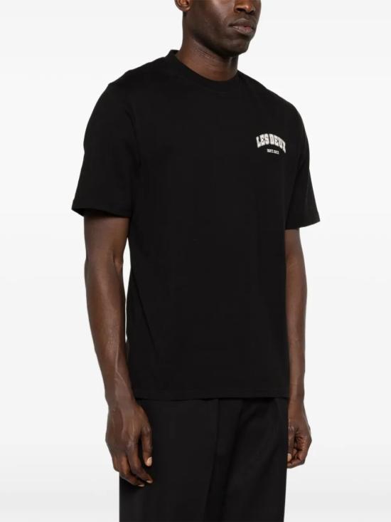 26SS 레듀 반팔 티셔츠 1001473 100 BLACK - LES DEUX