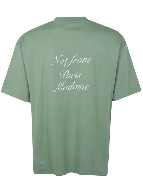 26SS 드롤드무슈 반팔 티셔츠 KTS209CO002LGN LIGHT GREEN - DROLE DE MONSIEUR