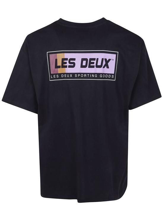 26SS 레듀 반팔 티셔츠 1001535 100 BLACK - LES DEUX