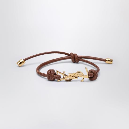 26SS 생로랑 팔찌 861459AAF9R Brown