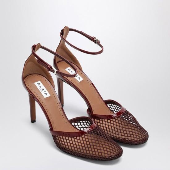 25FW 알라이아 힐/펌프스 AA3E049TK007LE 325 BURGUNDY