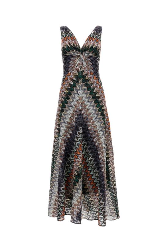 26SS 미소니 롱 원피스 DS26SG1SBR014ZS72OW Grey