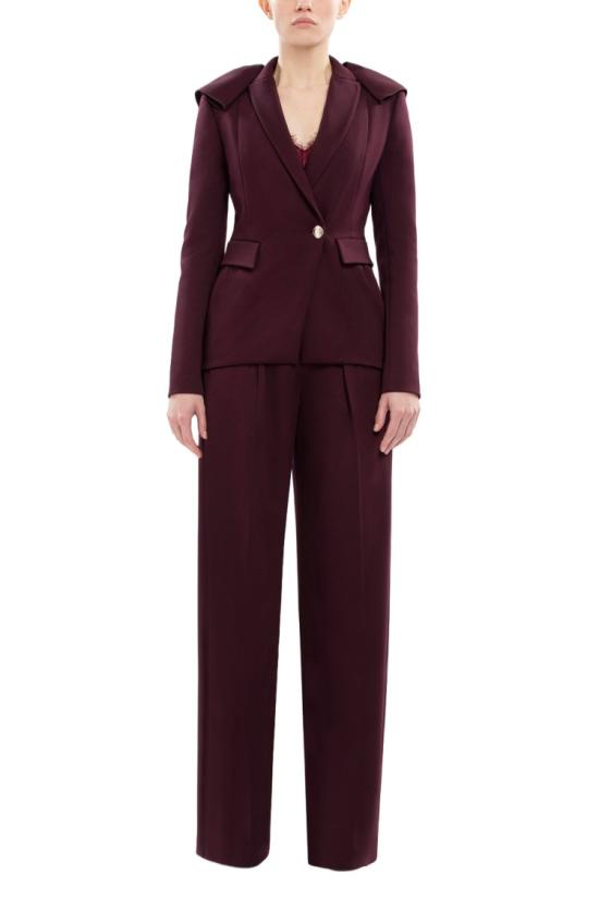  사이드 코베이시 수트 자켓 러플 테일러드 재킷 - SAIID KOBEISY