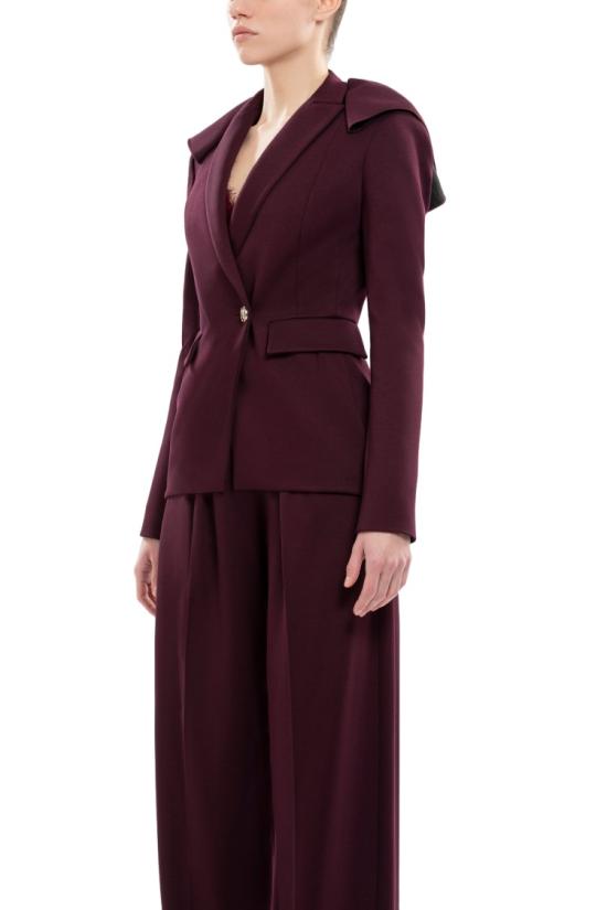  사이드 코베이시 수트 자켓 러플 테일러드 재킷 - SAIID KOBEISY