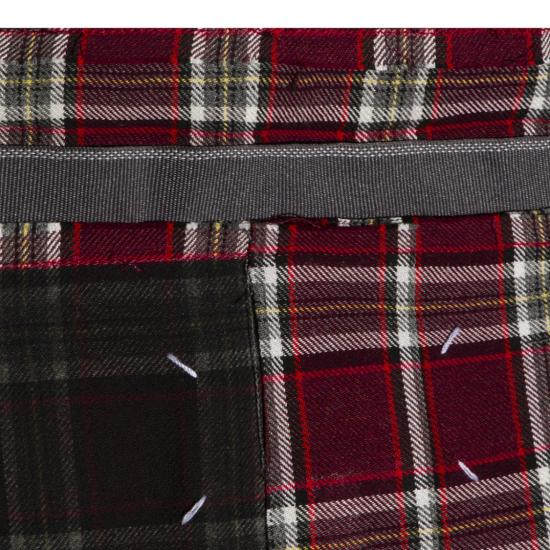 26SS 마르지엘라 페이디드 체크 울 스커트 S51ME0053M35710001F Burgundy - MAISON MARGIELA