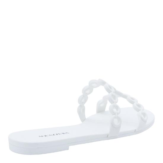 26SS 아쿠아주라 플랫 슈즈 ICJFLAS0JLYFFF White - AQUAZZURA