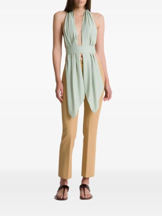 26SS 알베르타 페레티 민소매 티셔츠 0804 0128 0340 GREEN - ALBERTA FERRETTI