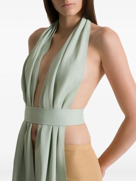 26SS 알베르타 페레티 민소매 티셔츠 0804 0128 0340 GREEN - ALBERTA FERRETTI