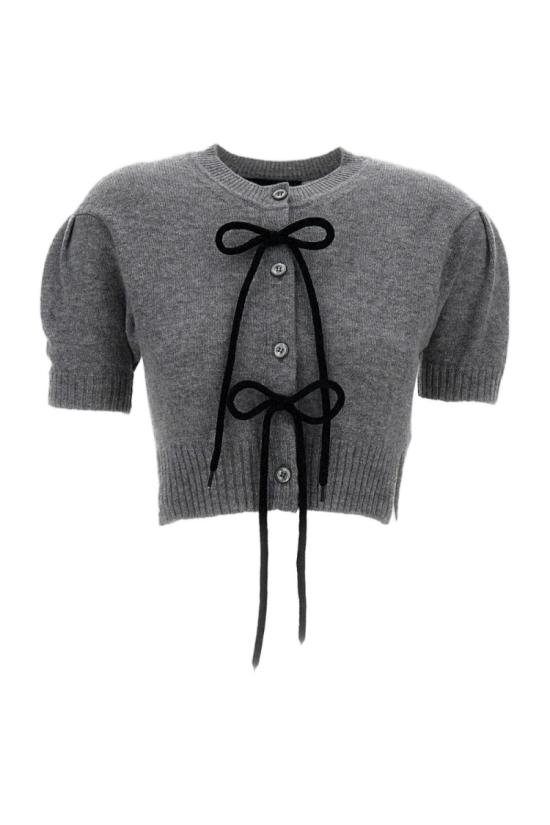 26SS 시몬로샤 스웨터 COMK50667GREYBLACK Grey - SIMONE ROCHA