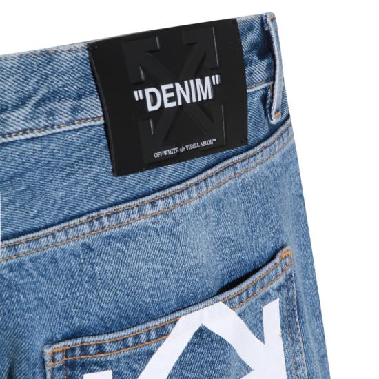26SS 오프화이트 데님 팬츠 OMYA18JS26DEN0024000 Blue - OFF WHITE