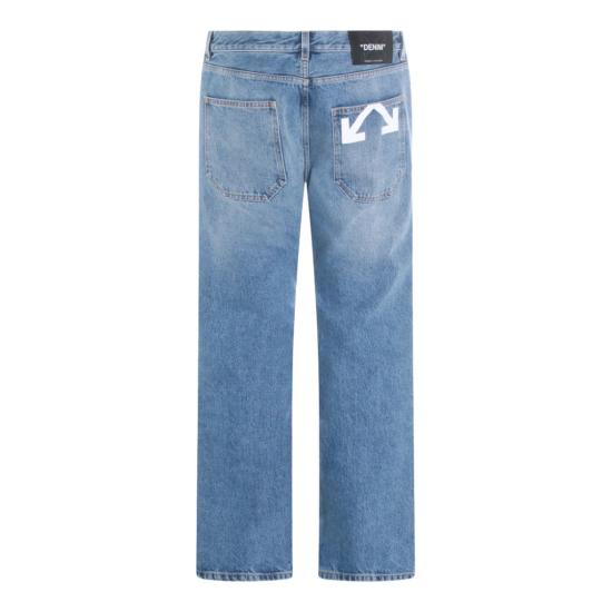 26SS 오프화이트 데님 팬츠 OMYA18JS26DEN0024000 Blue - OFF WHITE