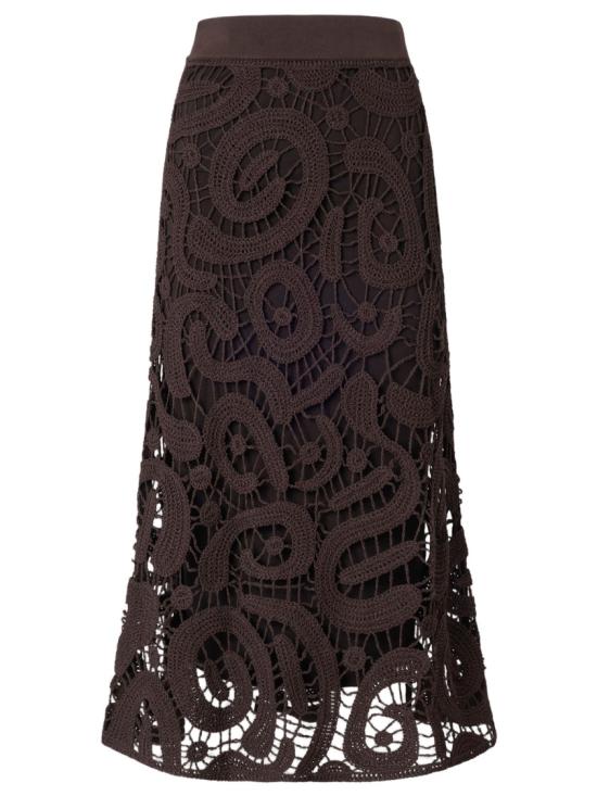 26SS 핑코 롱 스커트 106353A354M05 Black
