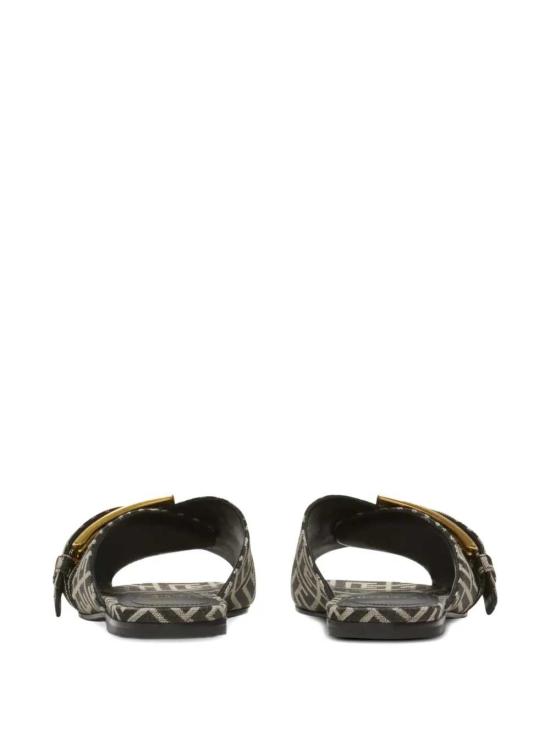 26SS 발망 샌들 GN1UP158TJBM GFE IVOIRE NOIR GFE - BALMAIN