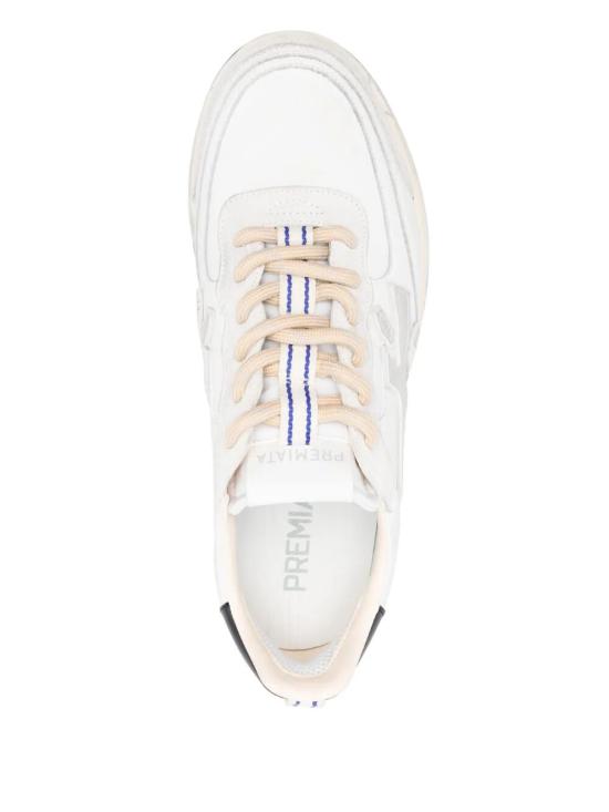 26SS 프리미아타 스니커즈 NOUS 7233 WHITE BLACK LIGHT GREY - PREMIATA