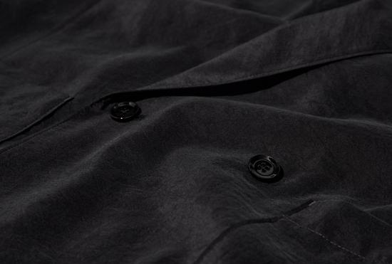 26SS 르메르 수트 자켓 소프트 더블 브레스트 재킷 - 드라이 실크 JA1097 LF1308 블랙 - LEMAIRE