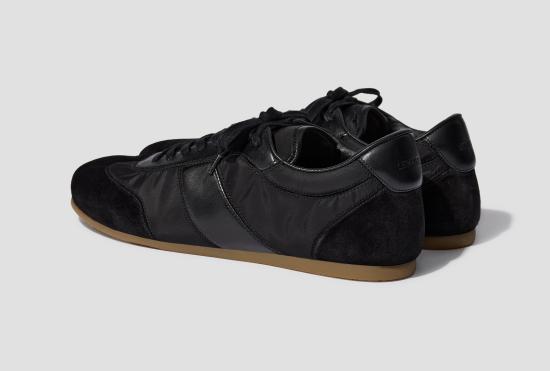 26SS 르메르 스니커즈 소프트 러너 - 나일론과 나파 스웨이드 혼방 FO0227 LL0216 블랙 - LEMAIRE