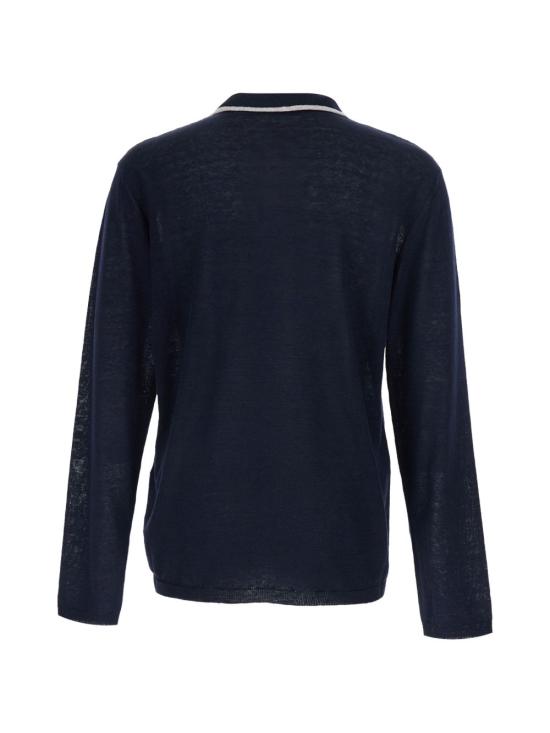 26SS 조르지오 아르마니 스웨터 GM003140AF24710 FB010 Blue ivory - GIORGIO ARMANI