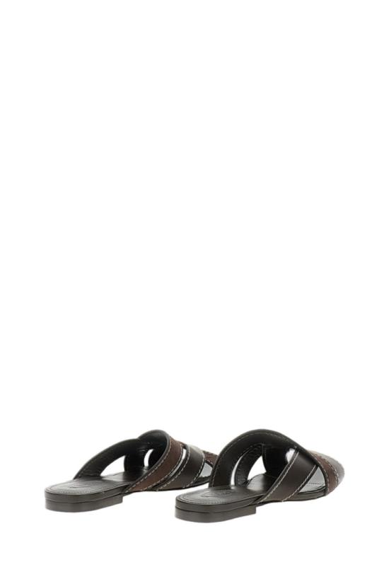 26SS 토즈 레더 크로스 스트랩 샌들 XXW99L0JY50V1SS808 Brown - TODS