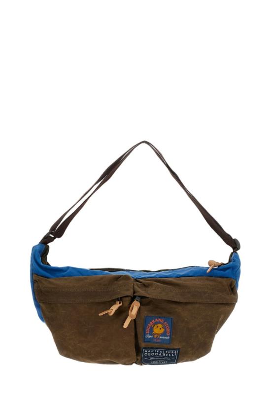 26SS 마니팟투라 체카렐리 벨트백 MC108DXMIDBLUETAN Brown