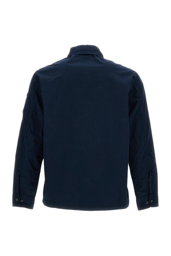 26SS 씨피 컴퍼니 오가닉 개버딘 지퍼 렌즈 오버셔츠 20CMOS156A110143G888 Blue - C.P. COMPANY