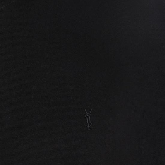 26SS 생로랑 반팔 티셔츠 862769Y38AK1000 Black - SAINT LAURENT