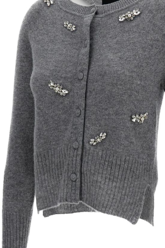 26SS 시몬로샤 가디건 COMK3TB0667GREYPEARL Grey - SIMONE ROCHA