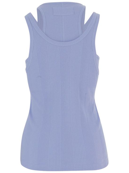 26SS 아르마리움 민소매 티셔츠 ARMTMT040JE05024 Blue - ARMARIUM