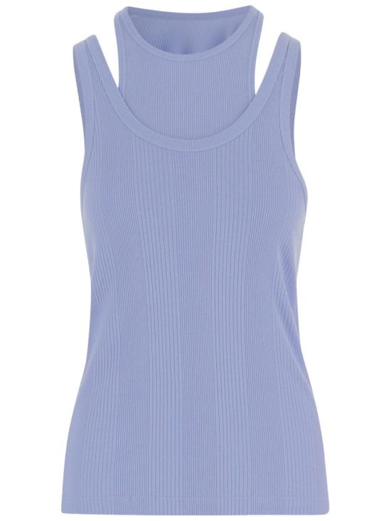 26SS 아르마리움 민소매 티셔츠 ARMTMT040JE05024 Blue
