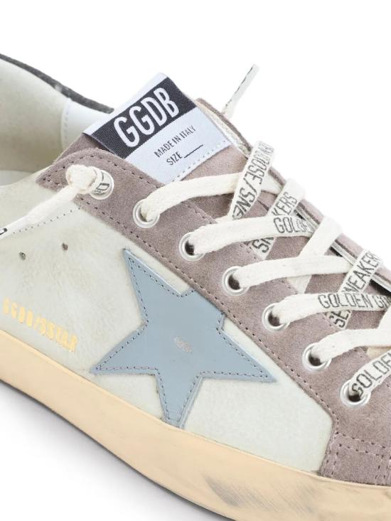 26SS 골든구스 슈퍼스타 스니커즈 GMF00101 F008112 60660 60660 LILIAC GREY DARK GREY BLUE - GOLDEN GOOSE