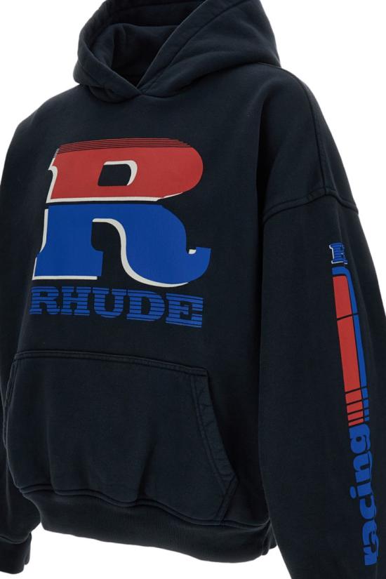 26SS 루드 후드 티셔츠 RHPS26HO060126011 Black - RHUDE
