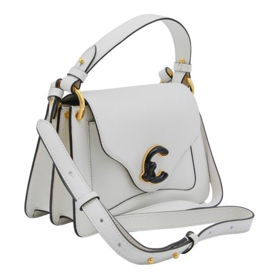 26SS 코치넬리 숄더백 E1U4G180201N17 White - COCCINELLE