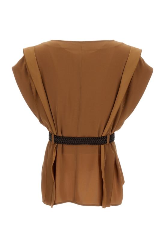 26SS 막스마라 민소매 티셔츠 2611191032600006 Brown - MAX MARA