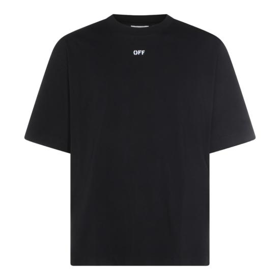 26SS 오프화이트 반팔 티셔츠 OMAA120S26JER0080001 Black