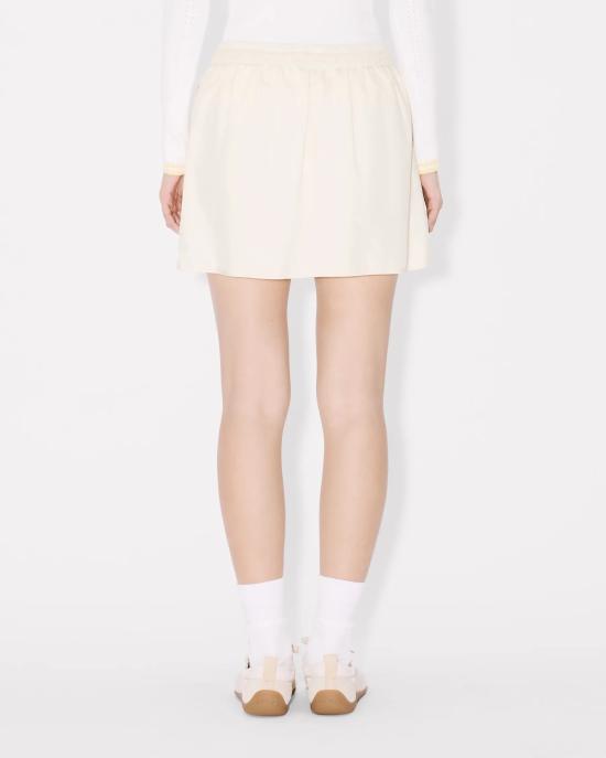 26SS 겐조 숏 스커트 FG52JU3309FI 03 White - KENZO