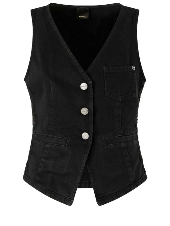 26SS 핑코 베스트 106424A33VZ99 Black