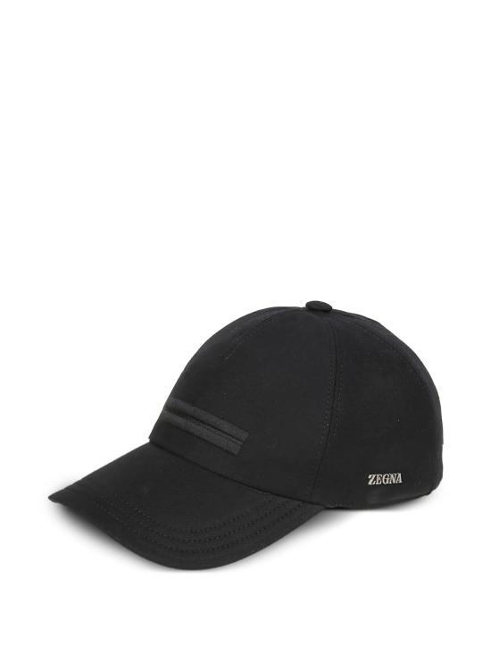 26SS 에르메네질도제냐 모자 Z3I16HA3B3R BK1 Black - ERMENEGILDO ZEGNA